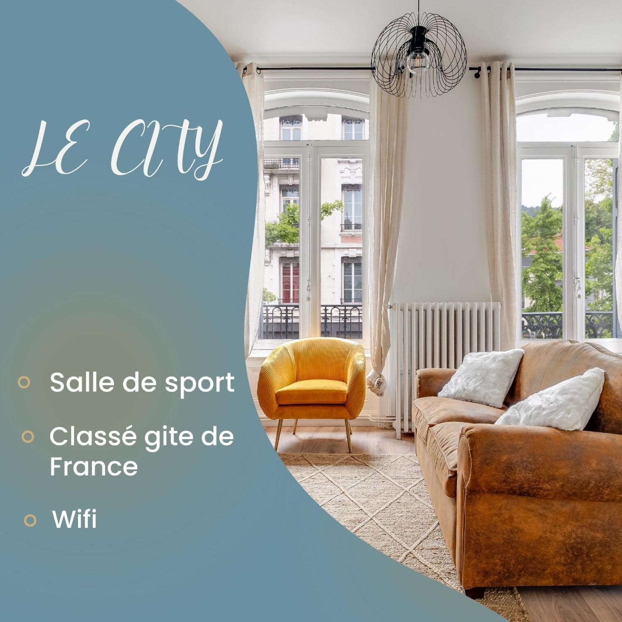 Grand Appartement «  City » Spacieux Et Moderne Saint-Etienne  Exterior foto